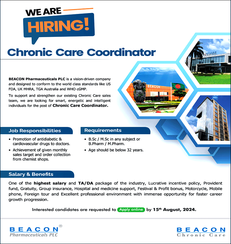 Beacon Pharmaceuticals Job Circular 2024